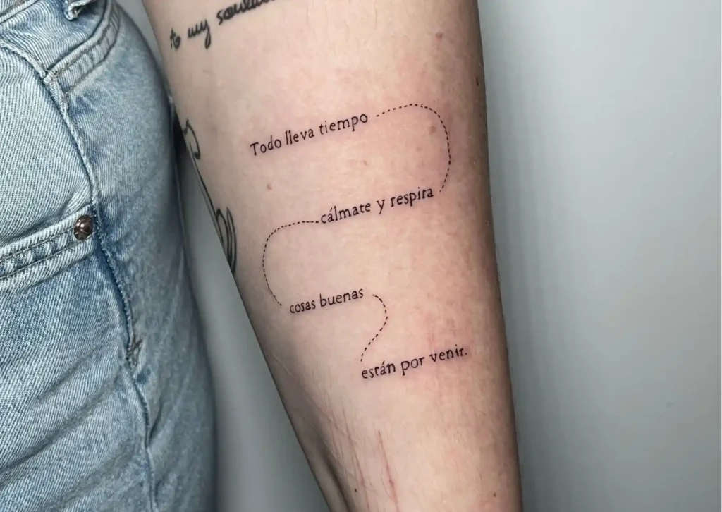 Tatuajes de Moda - Minimalismo Fineline